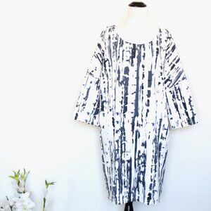NEW! ICHI Tunic Long Sleeve Dress Stretch SZ XL